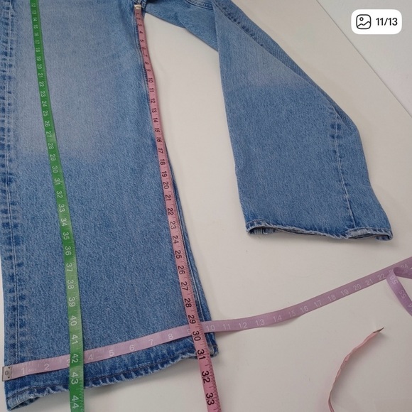 Citizens Of Humanity Ayla Baggy Jean Size 26 Women Cotton Wide Leg Button Fly - Picture 8 of 8